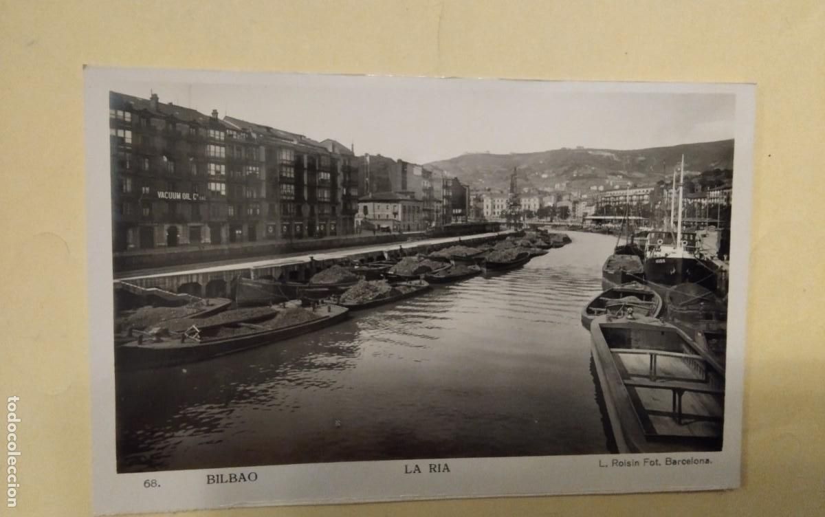 Postales: BILBAO , POSTAL ANTIGUA , BLANCO Y NEGRO - Foto 1
