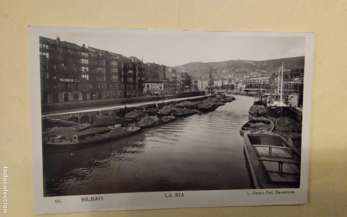 Postales: BILBAO , POSTAL ANTIGUA , BLANCO Y NEGRO - Foto 2