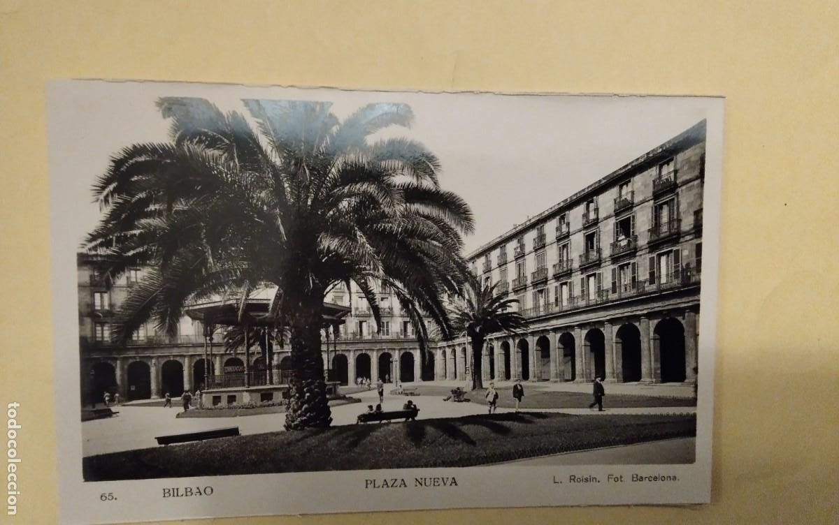 Postales: BILBAO , POSTAL ANTIGUA , BLANCO Y NEGRO - Foto 2