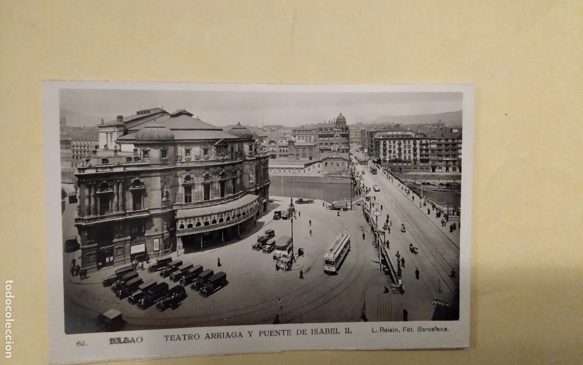 Postales: BILBAO , POSTAL ANTIGUA , BLANCO Y NEGRO - Foto 2