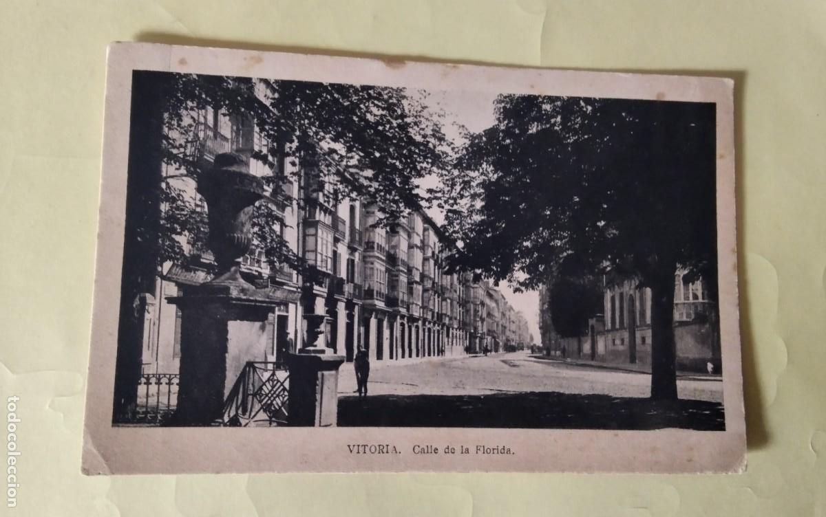 Postales: VITORIA , POSTAL ANTIGUA , BLANCO Y NEGRO - Foto 1