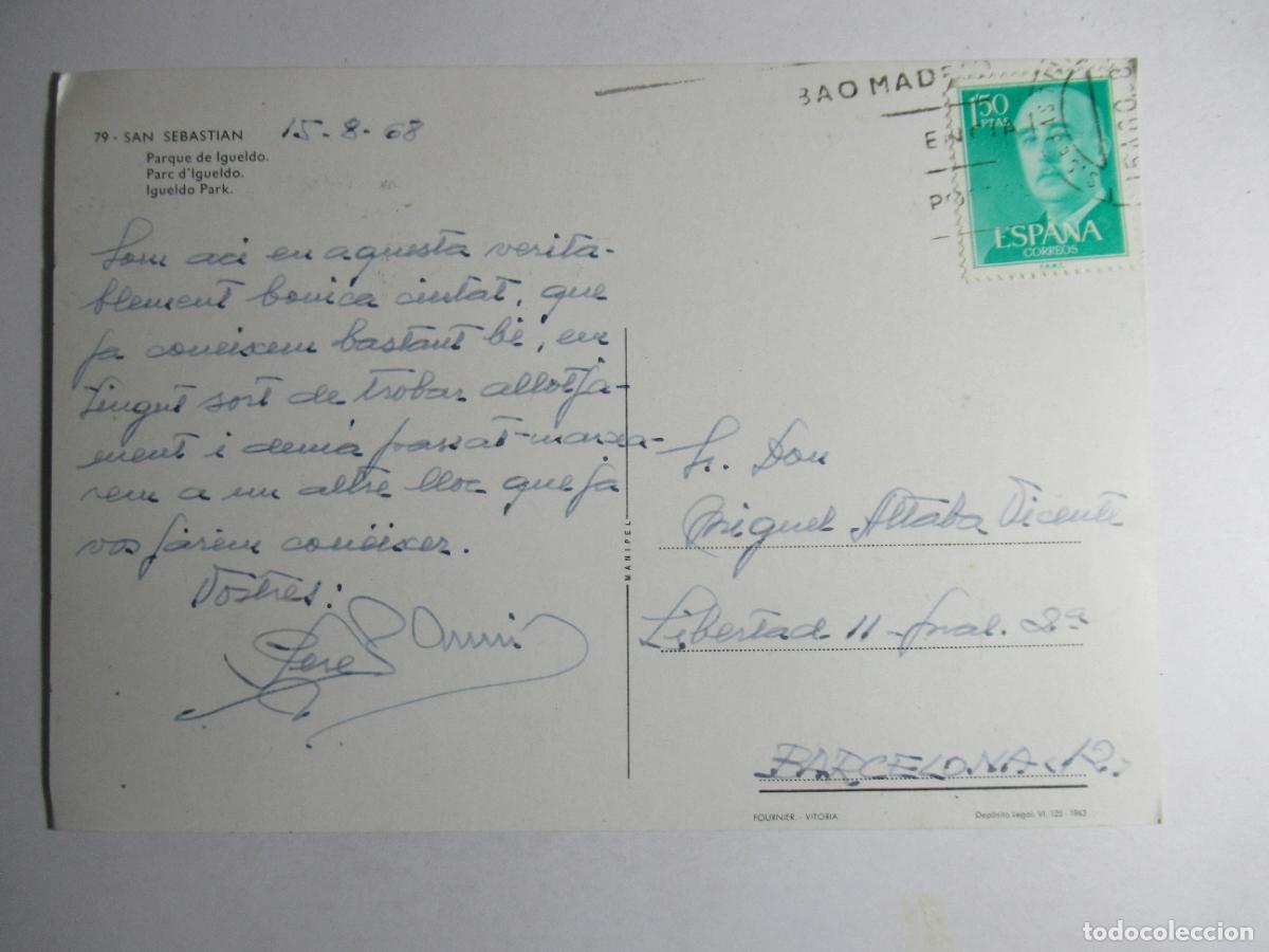 Postales: San Sebasti&aacute;n - Parque de Igueldo - Foto 2
