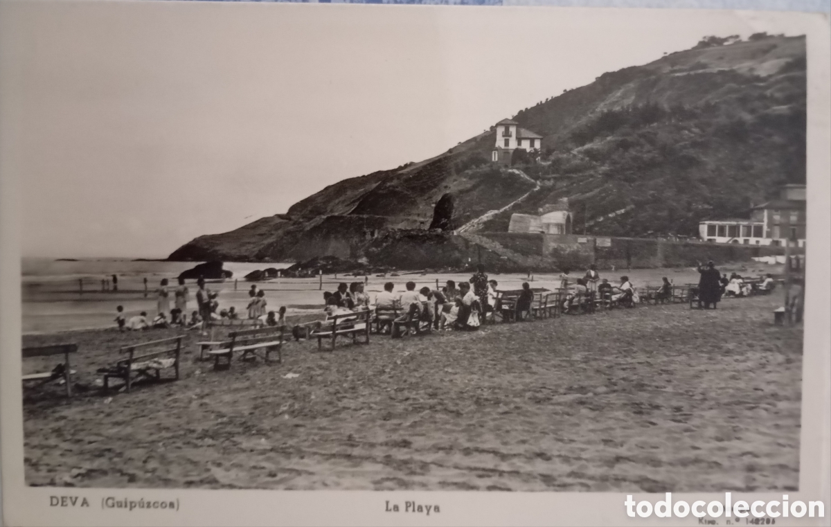 Postales: DEVA (GUIP&Uacute;ZCOA) - LA PLAYA - MANIPEL - Foto 1