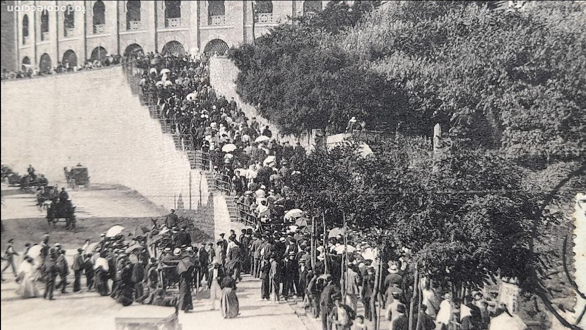 Postales: San Sebasti&aacute;n. A los Toros. 1909. - Foto 2