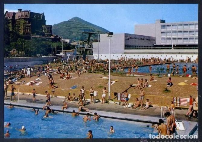 Postales: Portugalete. *Piscinas...* Excl. San Cayetano n&ordm; 26. Nueva.