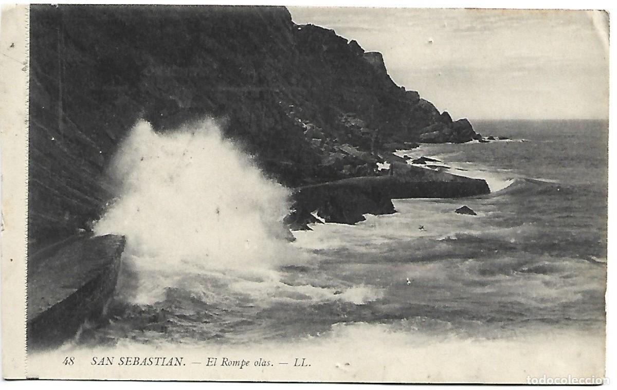 Postales: EL ROMPEOLAS.- SAN SEBASTIAN - Foto 1
