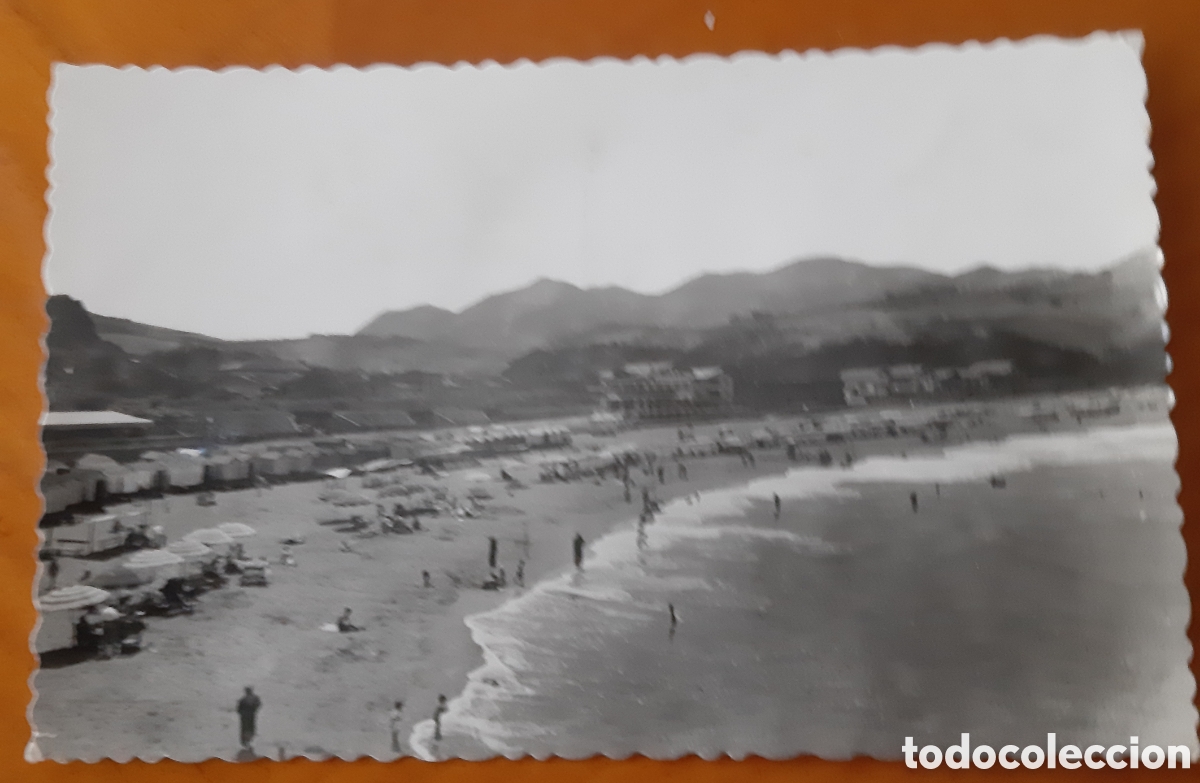 Postales: Postal Deva Guip&uacute;zcoa. La playa. Escrita y matasellada. R8345 - Foto 1