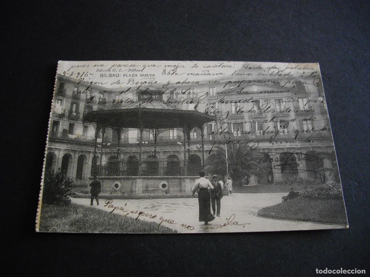 Postales: BILBAO PLAZA NUEVA POSTAL - Foto 1