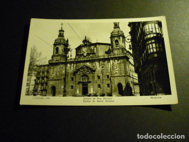 Postales: BILBAO IGLESIA DE SAN NICOLAS - Foto 1