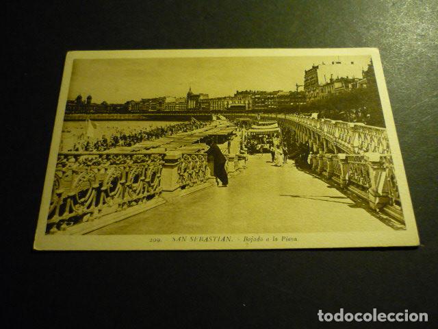 Postales: SAN SEBASTIAN BAJANDO A LA PLAYA - Foto 1