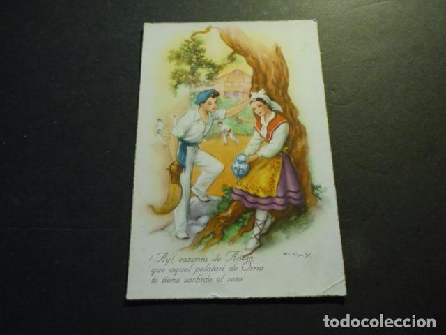Postales: PAIS VASCO TIPOS PELOTARI POSTAL - Foto 1
