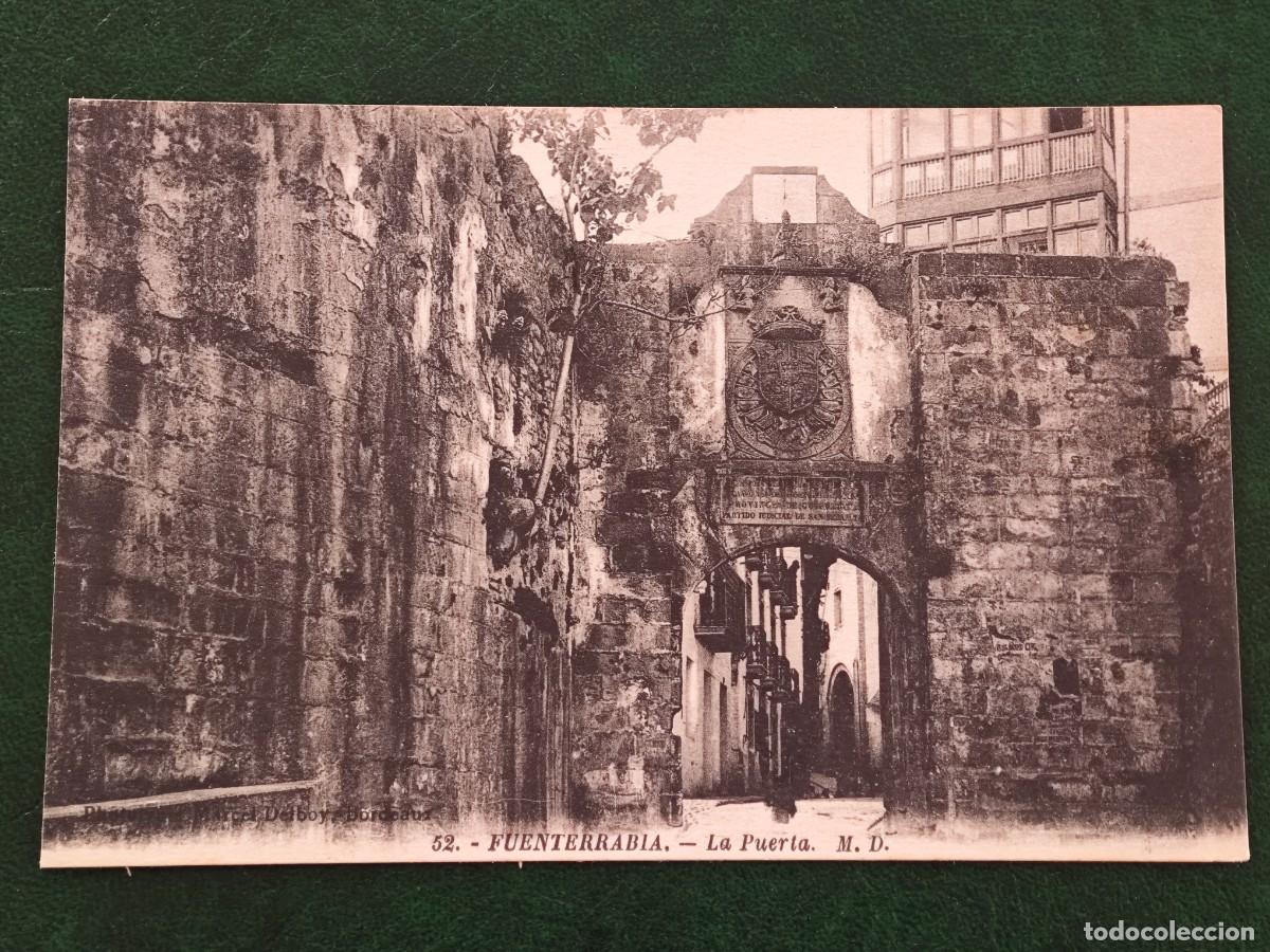 Postales: Postal de Espa&ntilde;a Fuenterrabia La Puerta - Foto 1