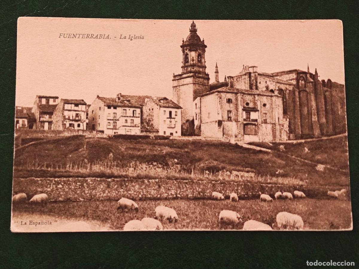 Postales: Postal de Espa&ntilde;a Fuenterrabia La Iglesia - Foto 1