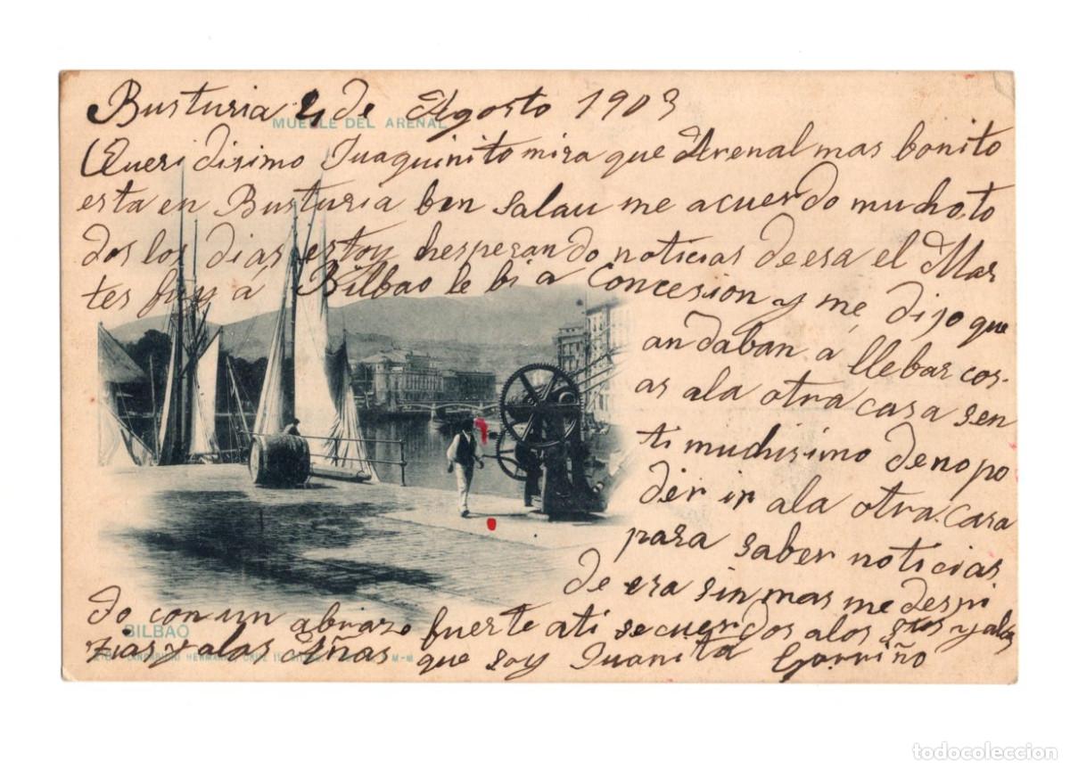 Postales: BILBAO.- MUELLE DEL ARENAL. - Foto 1