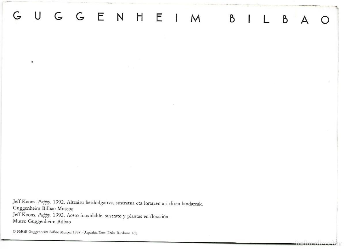 Postales: &rdquo; GUGGENHEIM &rdquo;, MUSEO.- BILBAO - Foto 2