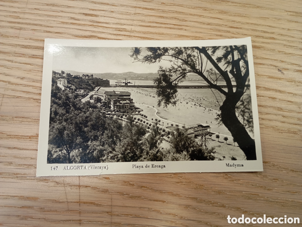 Postales: ALGORTA (VIZCAYA) - PLAYA DE EREAGA - MADYMA - Foto 1