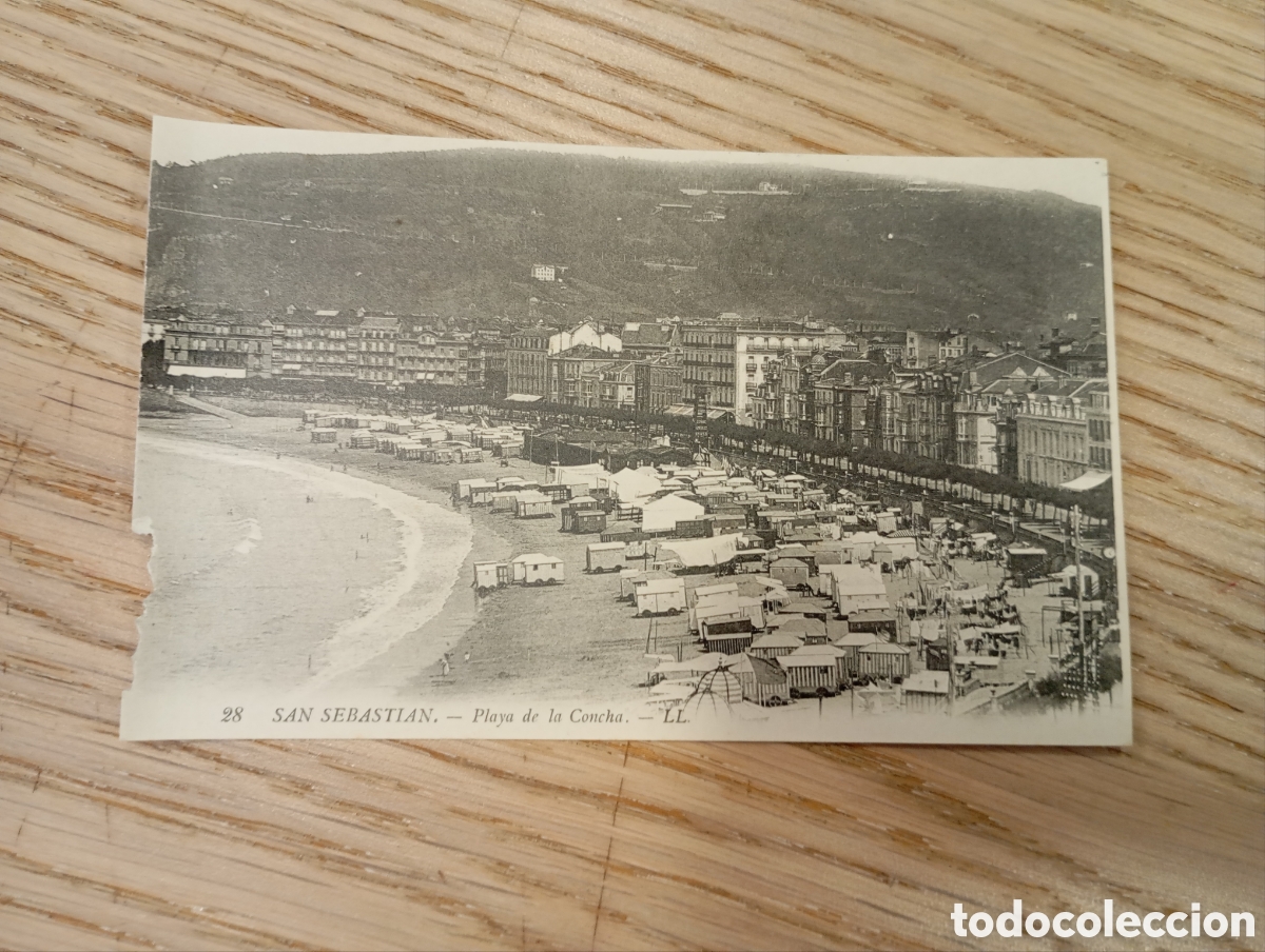 Postales: SAN SEBASTI&Aacute;N - PLAYA DE LA CONCHA - LL. - Foto 1