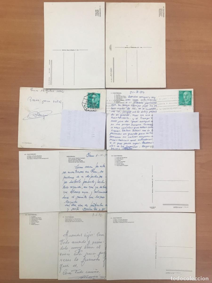 Postales: Lote de 10 postales de FUENTERRABIA - Foto 2