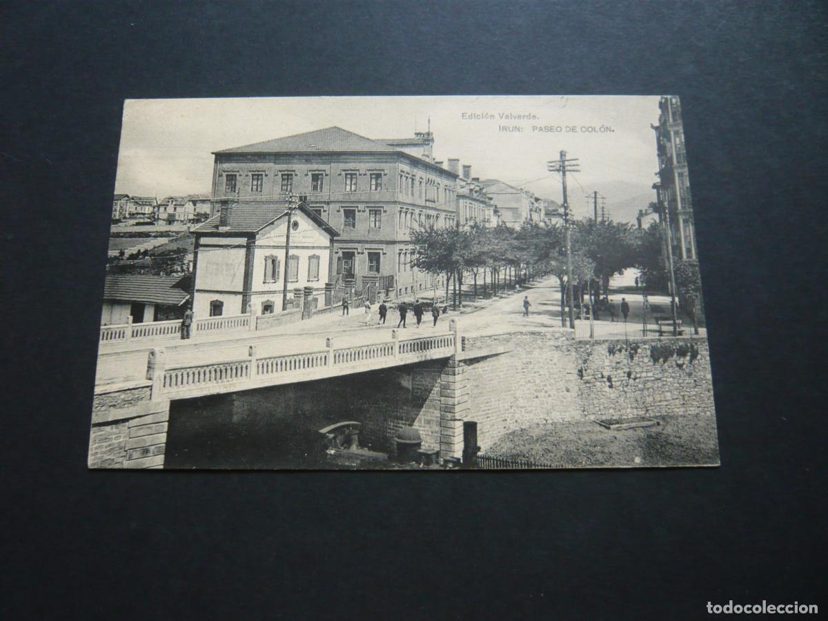 Postales: IRUN GUIPUZCOA PASEO DE COLON - Foto 1