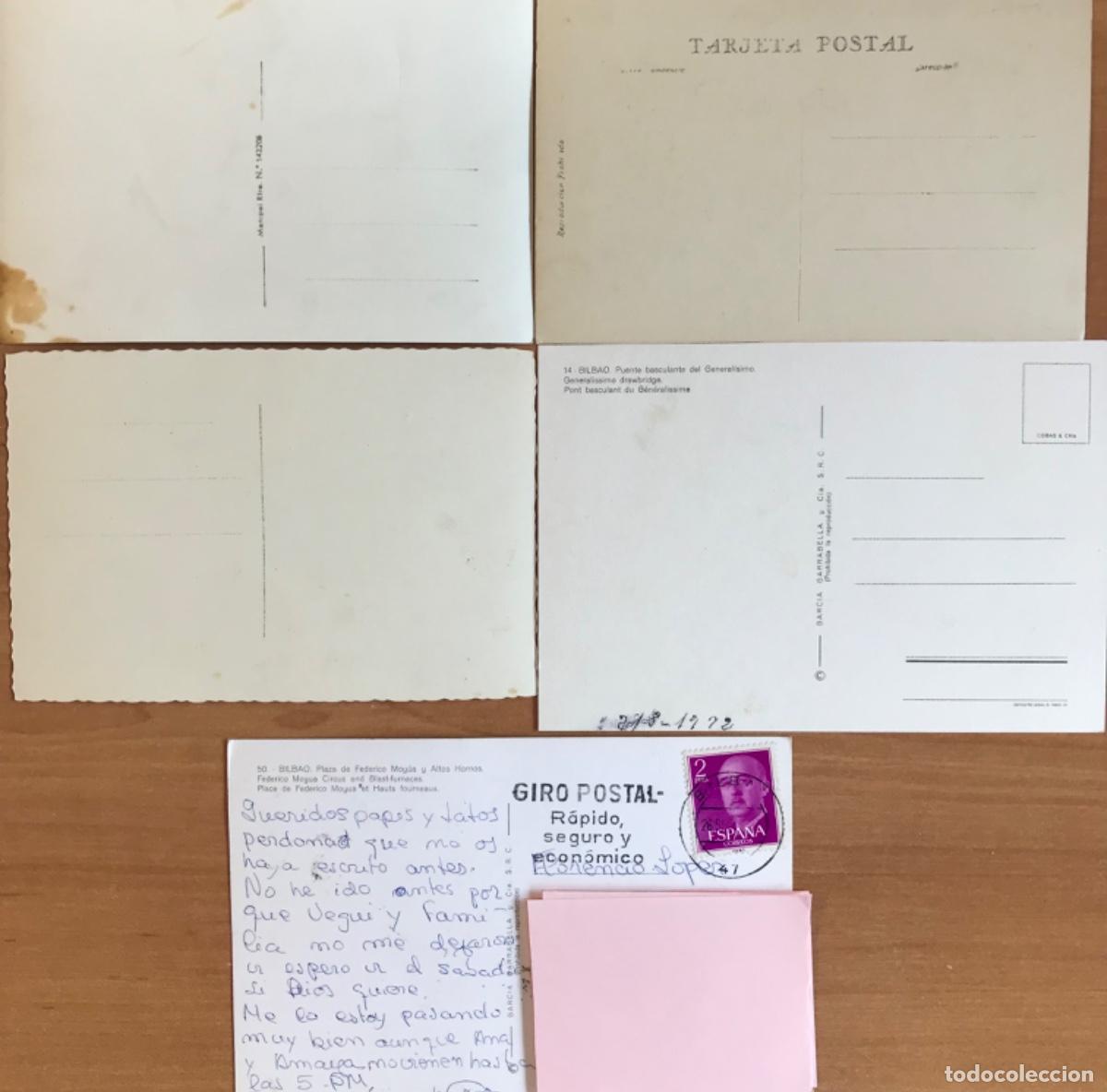 Postales: Lote de 5 postales de Bilbao. - Foto 2