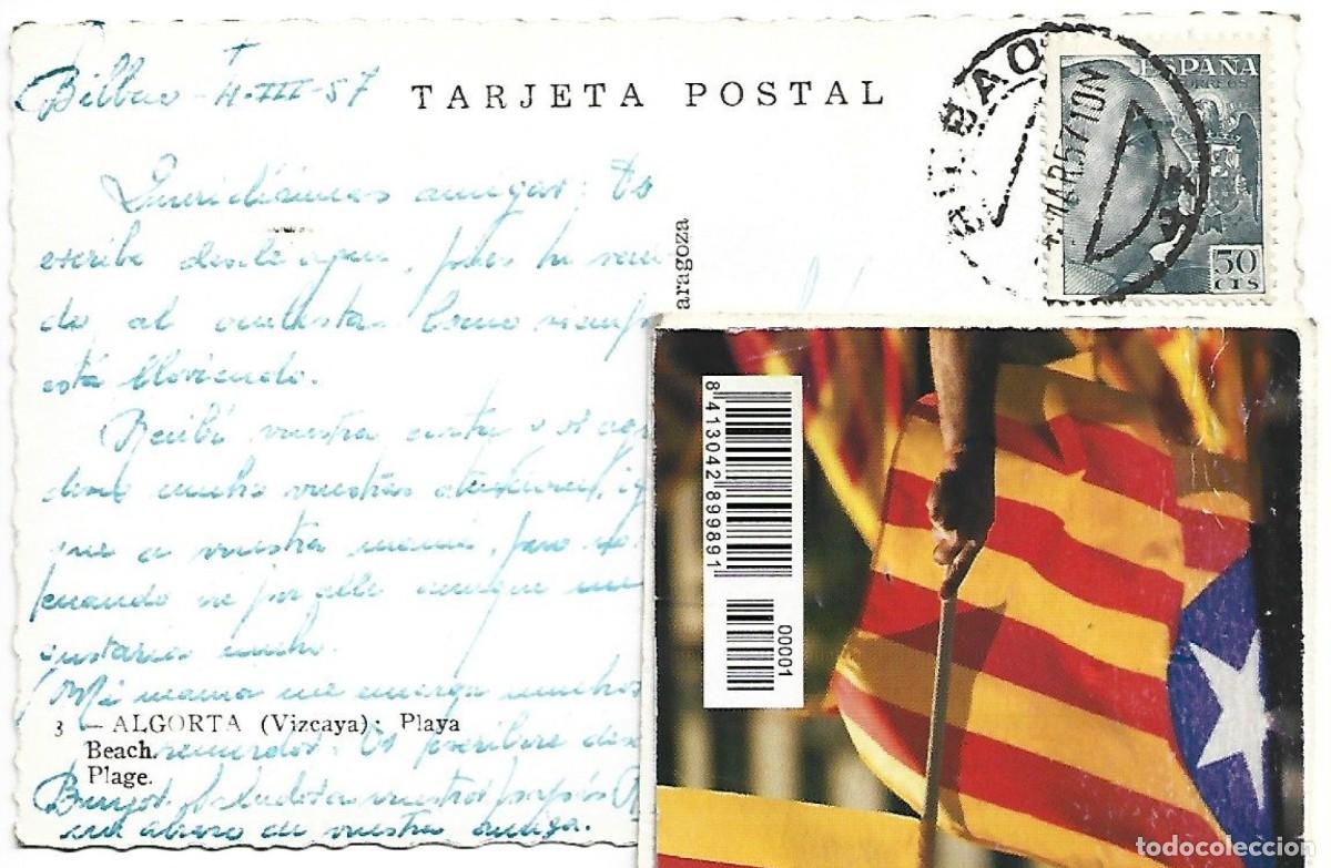 Postales: PLAYA - BEACH - PLAGE.- ALGORTA / VIZCAYA - Foto 2