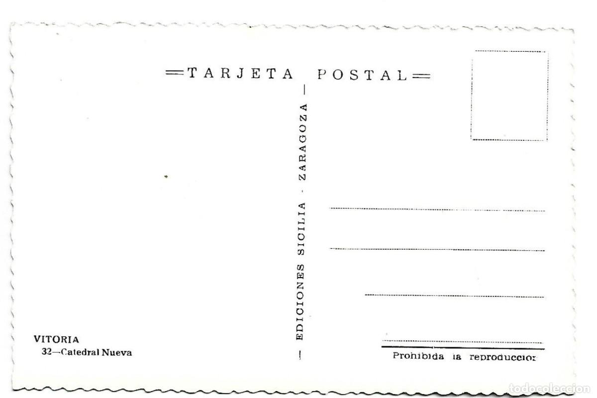 Postales: CATEDRAL NUEVA.- VITORIA - Foto 2