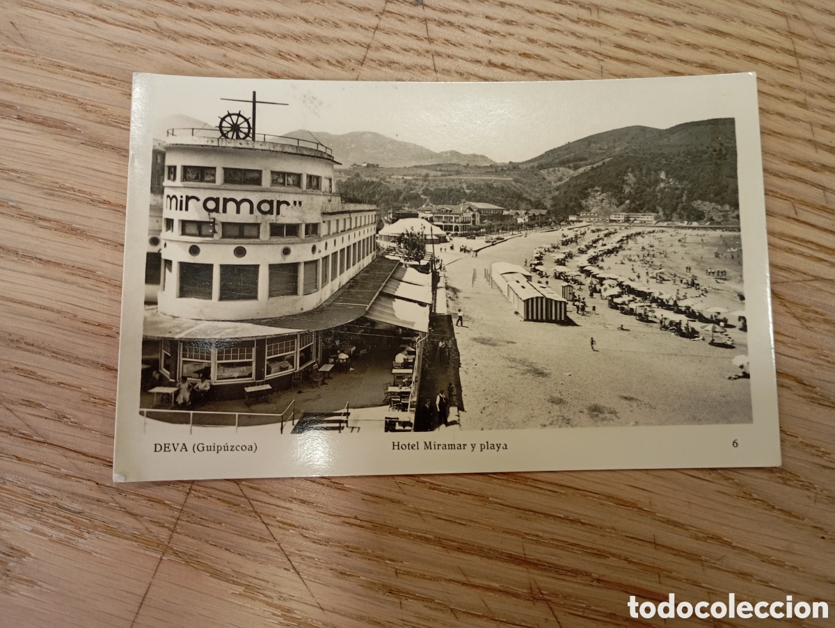 Postales: DEVA (GUIP&Uacute;ZCOA) - HOTEL MIRAMAR Y PLAYA - MANIPEL - Foto 1
