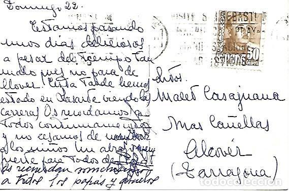 Postales: SAN SEBASTI&Aacute;N - CIRCULADA 50s - Foto 2