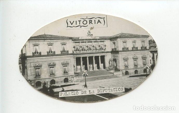 Postales: Vitoria. Palacio de la Diputaci&oacute;n. Mini postal ovalada - Foto 1