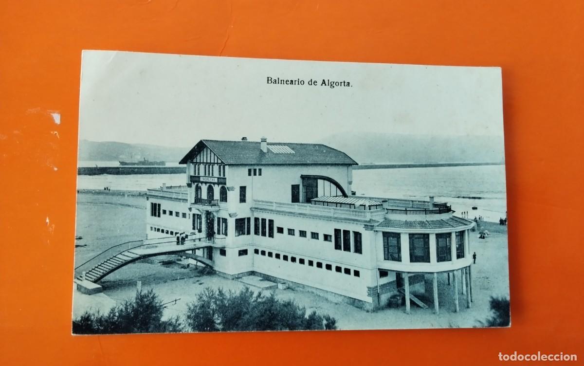 Postales: ALGORTA , POSTAL ANTIGUA , BLANCO Y NEGRO - Foto 2