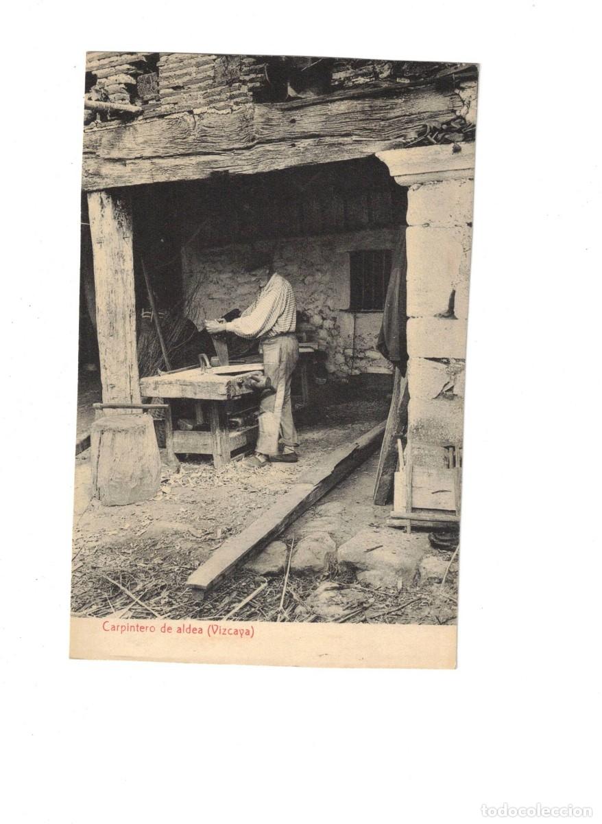 Postales: BILBAO. CARPINTERO DE ALDEA. LIB. E. VERDES - Foto 1