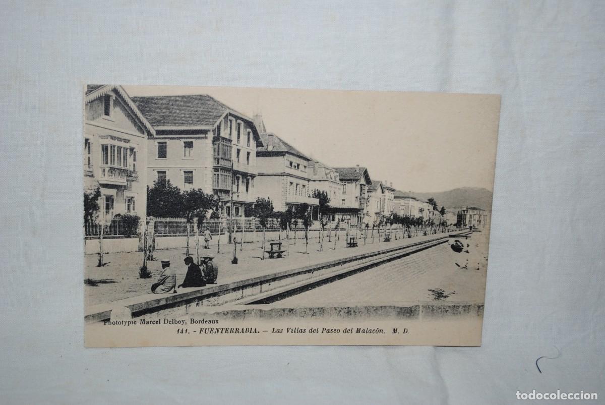 Postales: FUENTERRABIA , LAS VILLAS DEL PASEO DEL MALECON . - Foto 1