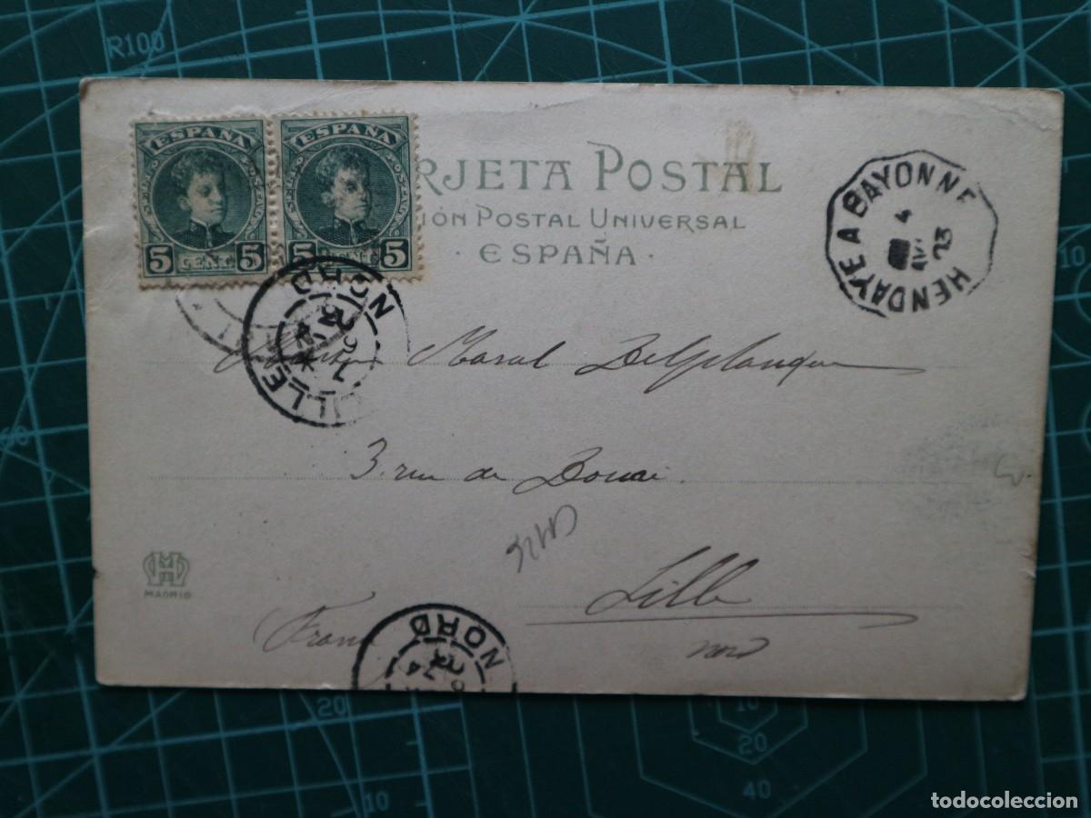Postales: POSTAL IRUN PASEO DE COLON - Foto 2
