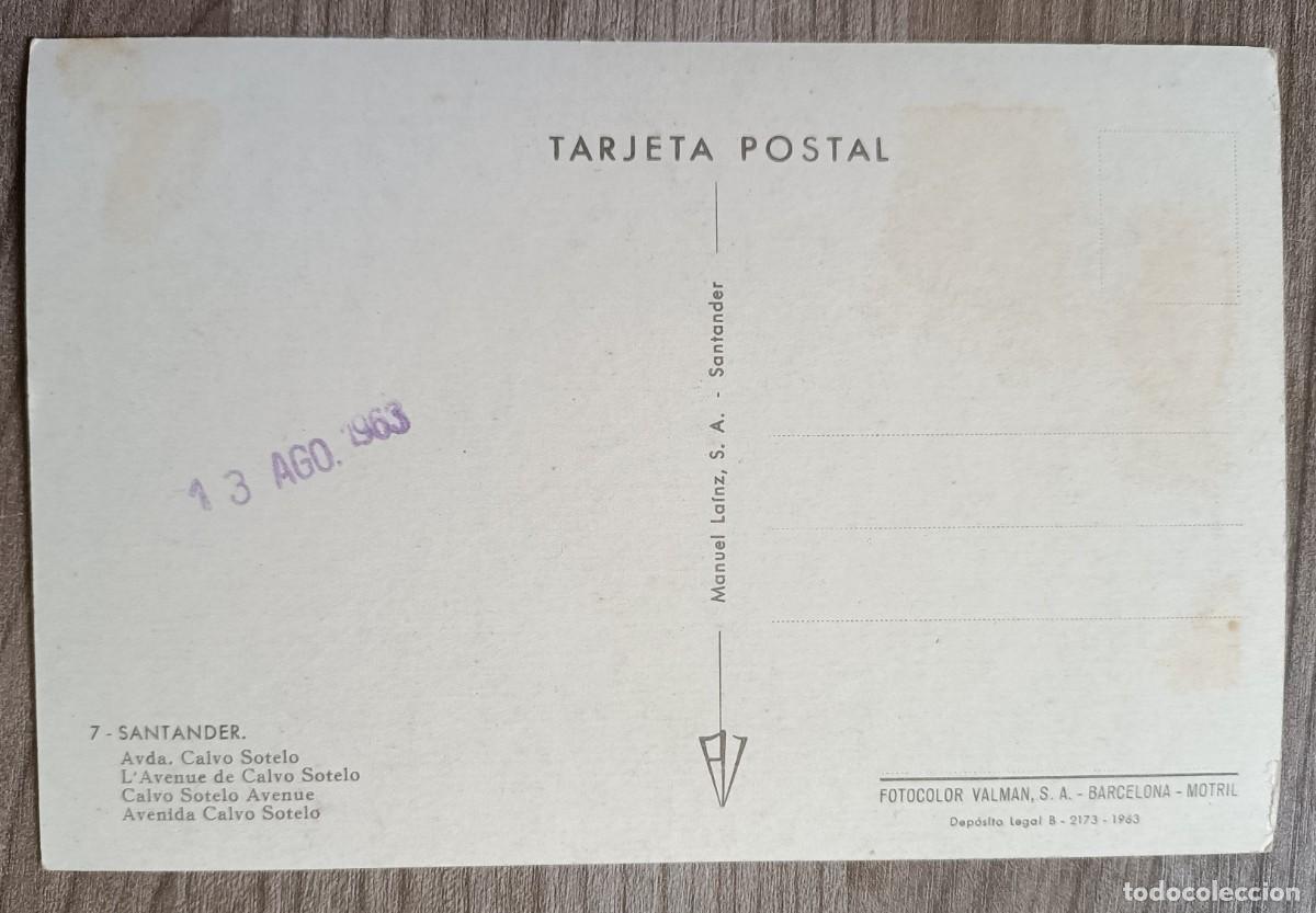 Postales: Antigua postal de Santander - Manuel Lainz - Foto 2