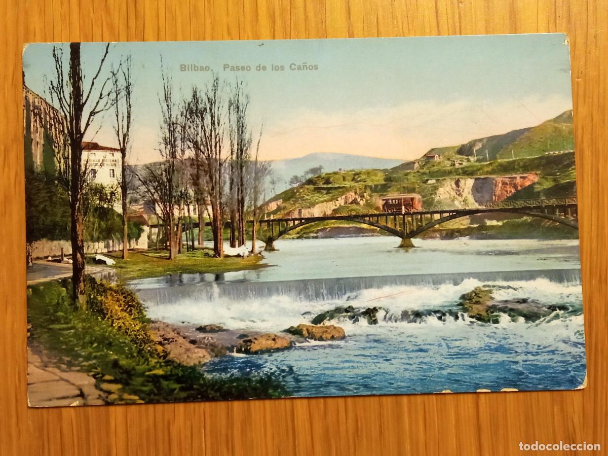 Postales: POSTAL DE BILBAO. PASEO DE LOS CA&Ntilde;OS. - Foto 1