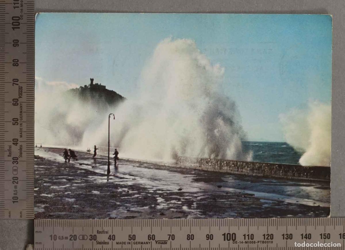 Postales: POSTAL. SAN SEBASTIAN Temporal - Foto 1