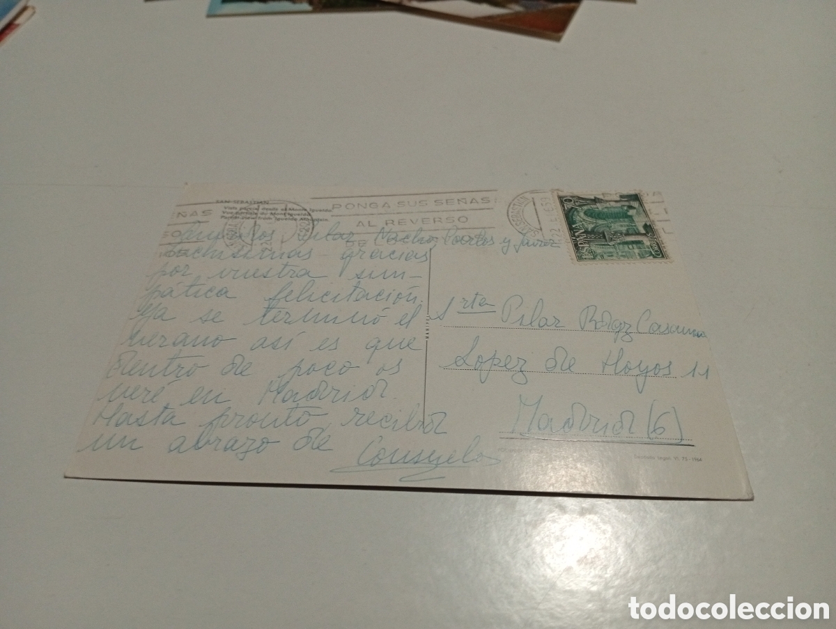 Postales: Postal San Sebasti&aacute;n........ - Foto 2