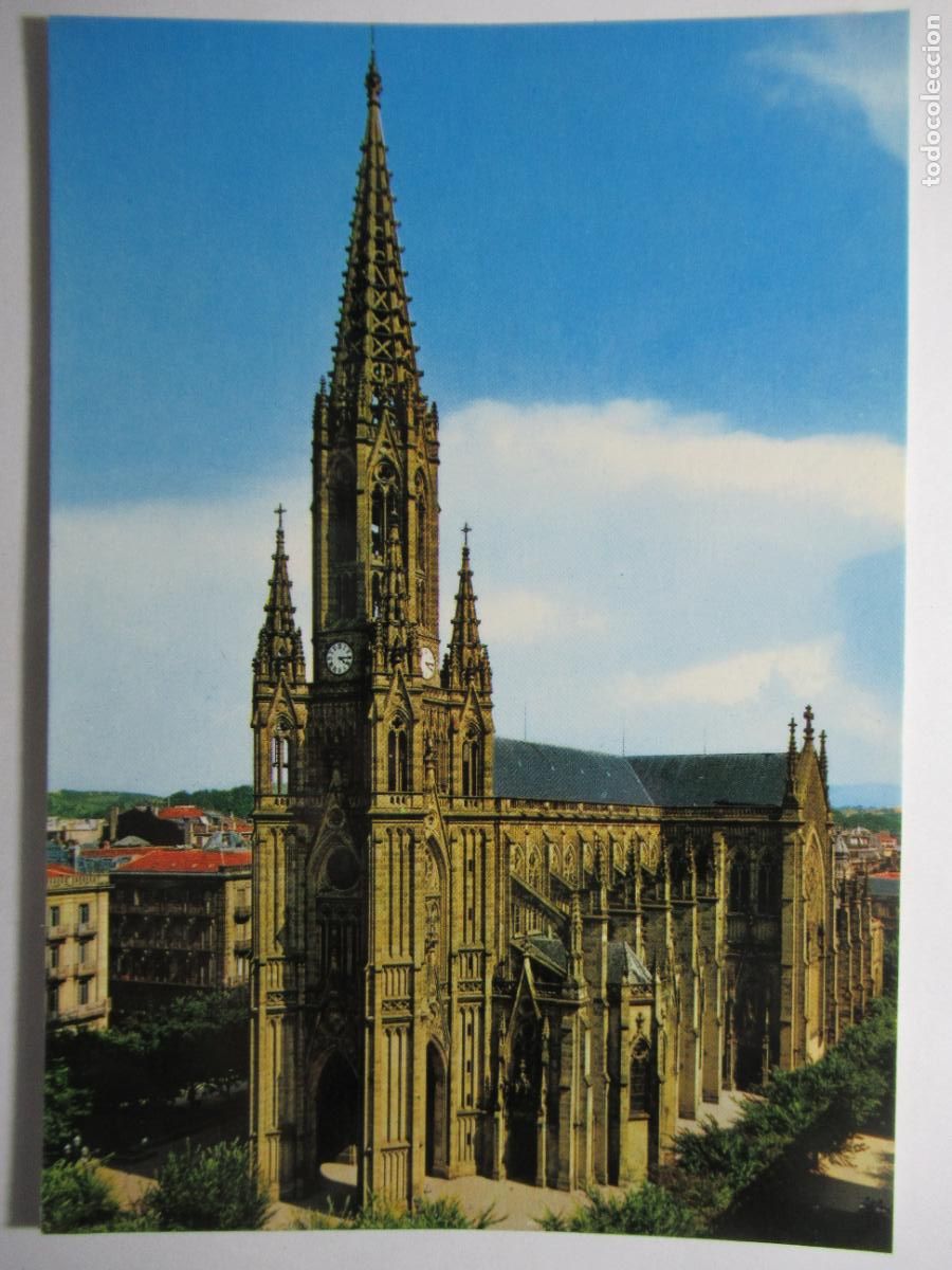 Postales: San Sebasti&aacute;n - La Catedral - Foto 1
