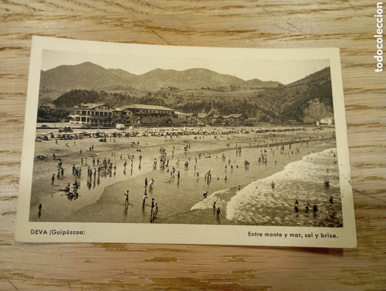 Postales: DEVA (GUIP&Uacute;ZCOA) - ENTRE MONTE Y MAR, SOL Y BRISAS - EDIT. COMERCIO BERASALUCE - Foto 1
