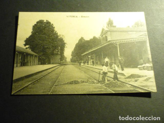 Postales: VITORIA ESTACION FERROCARRIL - Foto 1