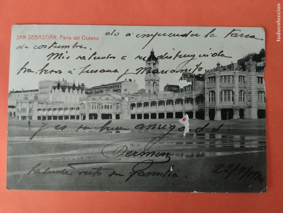 Postales: SAN SEBASTIAN PERLA DEL OCEANO.