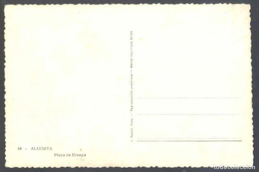 Postales: Algorta *Playa de Ereaga* Ed. L. Roisin n&ordm; 63. Nueva. - Foto 2