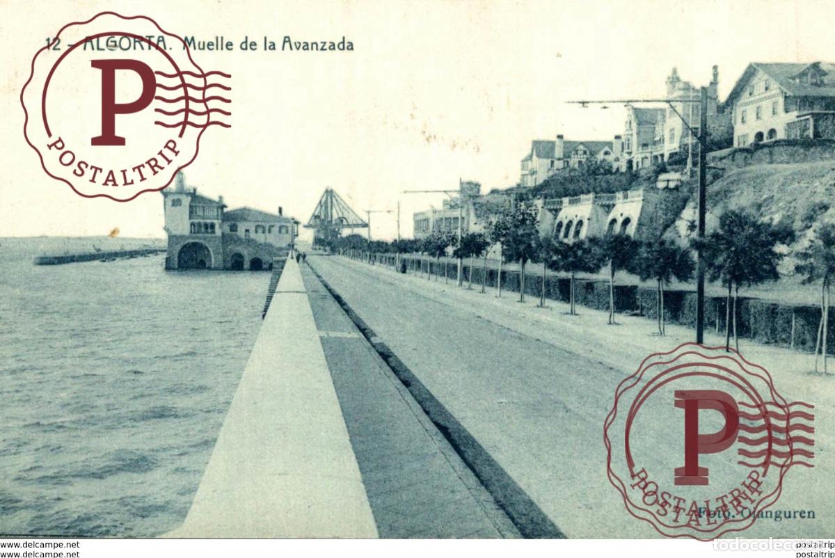 Postales: ALGORTA MUELLE DE LA AVANZADA - Foto 1