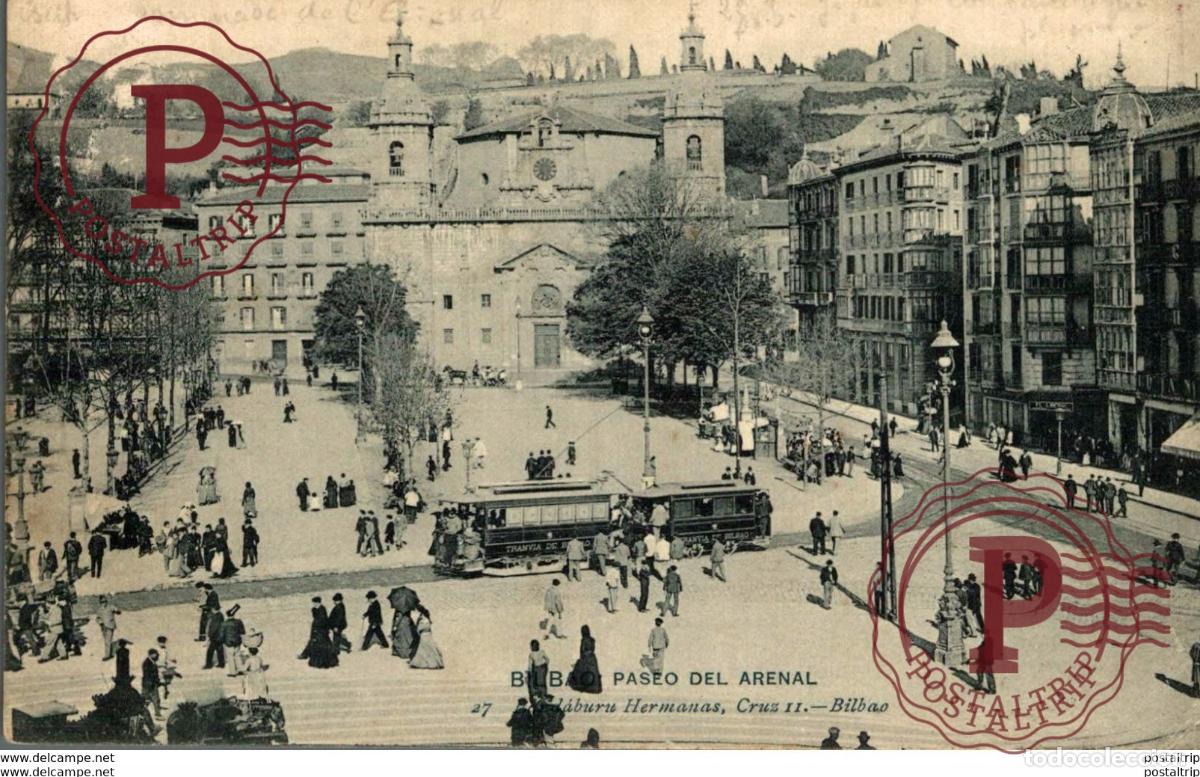 Postales: BILBAO. PASEO DEL ARENAL. - Foto 1
