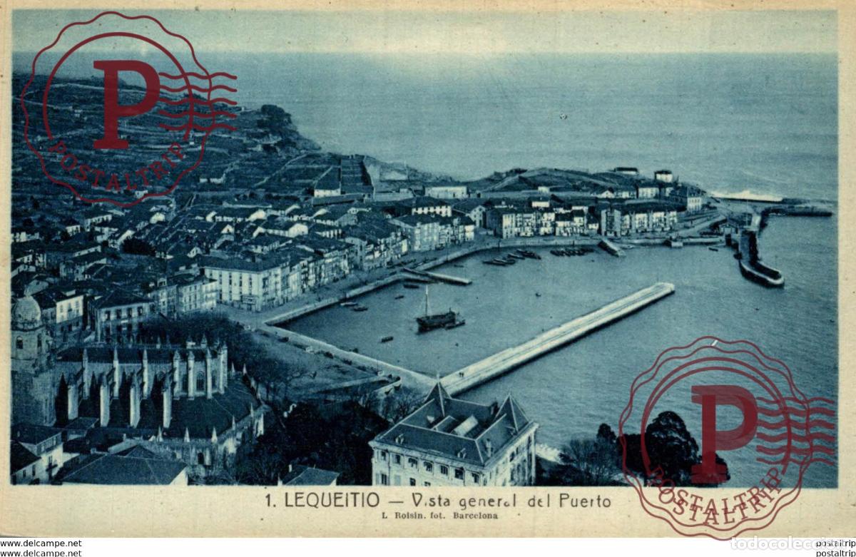 Postales: LEQUEITIO VISTA GENERAL DEL PUERTO - Foto 1