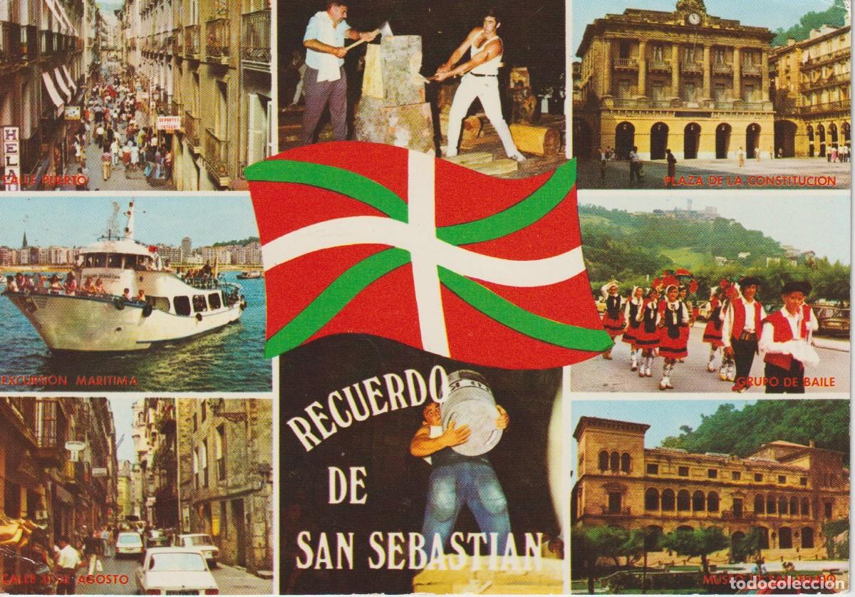 Postales: (112) SAN SEBASTIAN. FOLKLORE