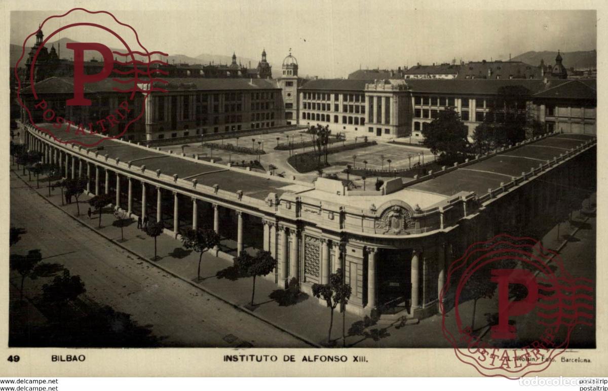 Postales: BILBAO. INSTITUTO DE ALFONSO XIII - Foto 1