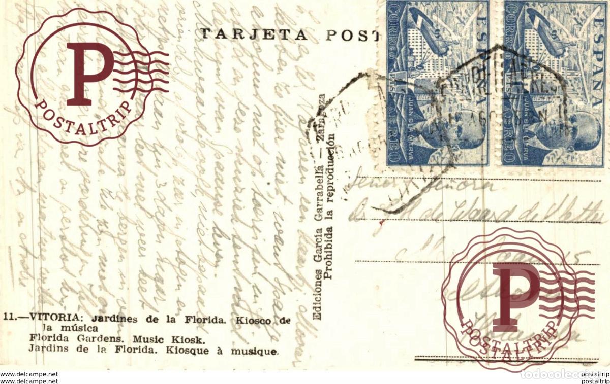 Postales: VITORIA. KIOSKO DE LA MUSICA - Foto 2