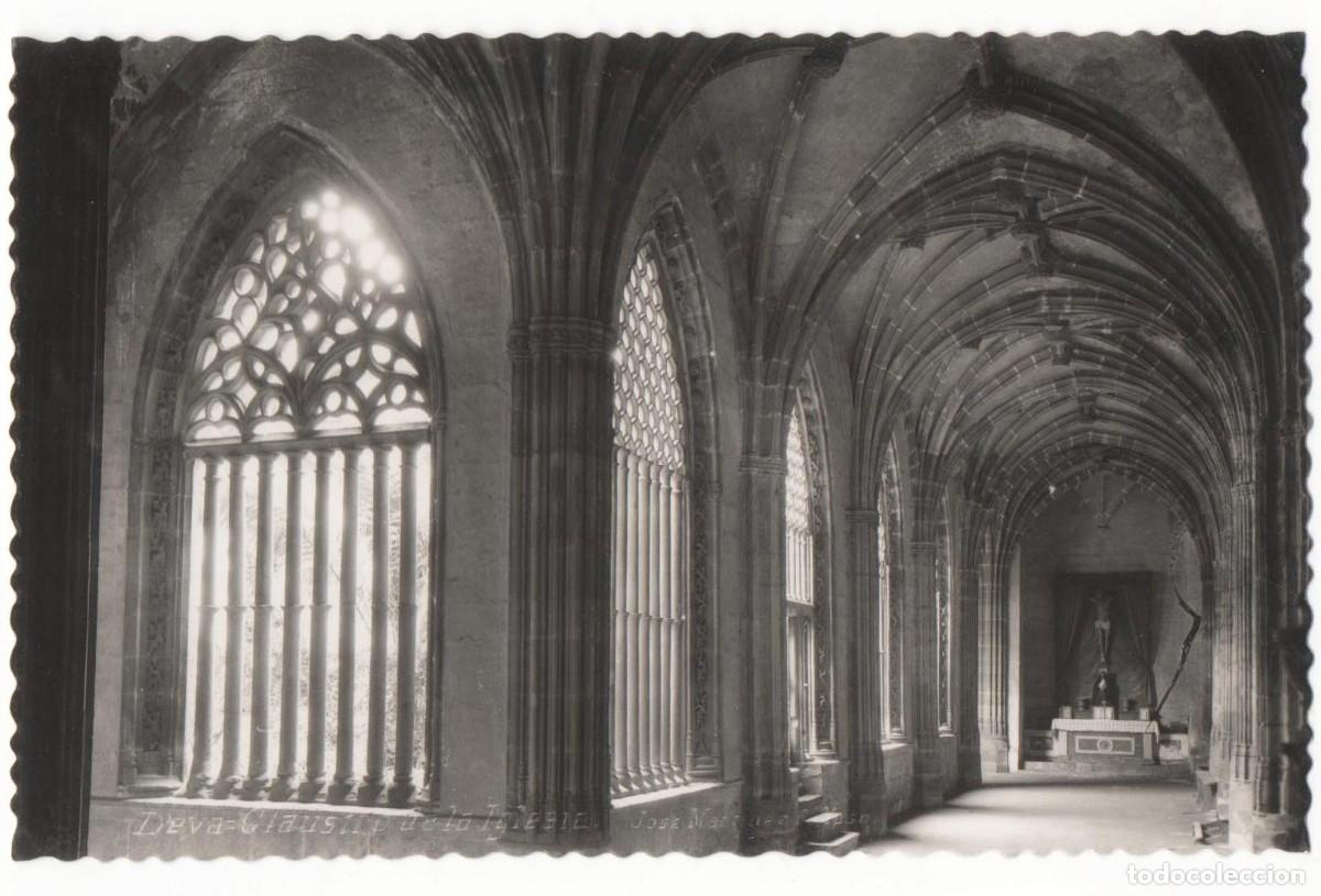Postales: Guip&uacute;zcoa-Deva-Claustro de la Iglesia-sin circular- - Foto 1