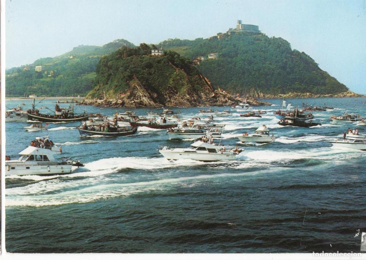 Postales: San Sebasti&aacute;n-Regata-sin circular- - Foto 1